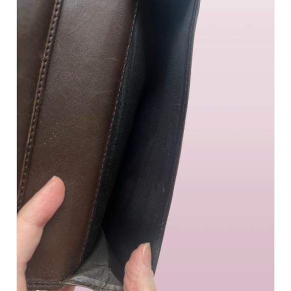 Gucci Brown and Green Wallet with Signature Monogram - Picture 6 of 7